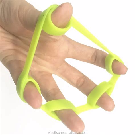silicone finger stretcher hand resistance bands hand extensor exerciser finger grip strengthener