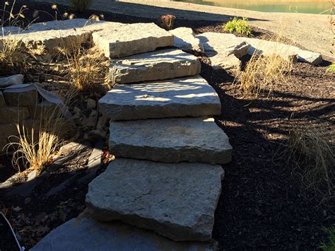 Delta Ledge Stone Steps From Michigan Limestone