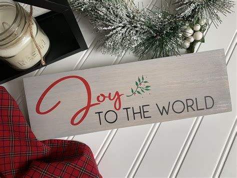 Joy To The World Sign Christmas Signs Joy To The World Christmas