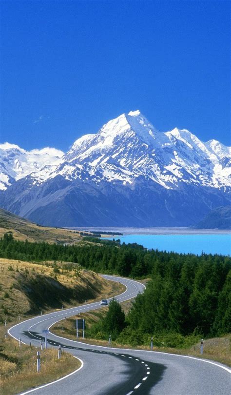 New Zealand Mount Cook Scenic Road Wake Up Adventure New