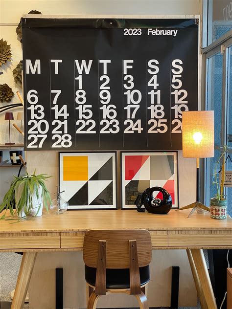 The Iconic Stendig Calendar Available Lcdmodern Modern Home