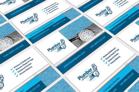 Plumber Business Card Template Creative Daddy