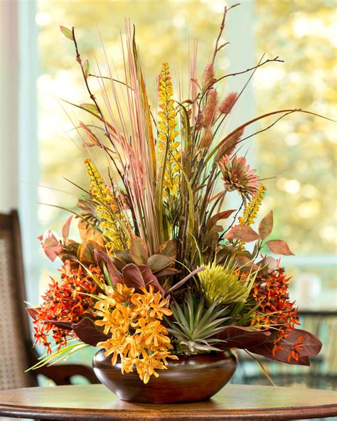 20 Autumn Artificial Floral Arrangements