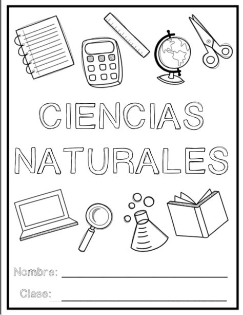 Portada Cuaderno Ciencias Naturales Profe Social