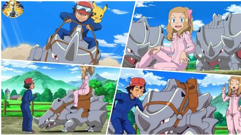 Pokemon Xy Ep 7 Amv Ll Giving Chase At The Rhyhorn Race Youtube