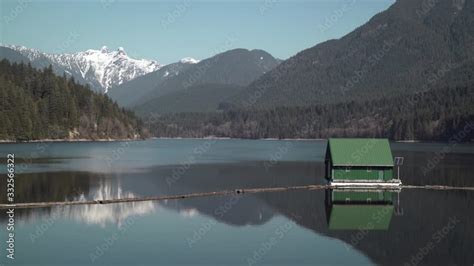 Vidéo Stock Cleveland Dam Capilano Lake North Vancouver 4k Uhd The