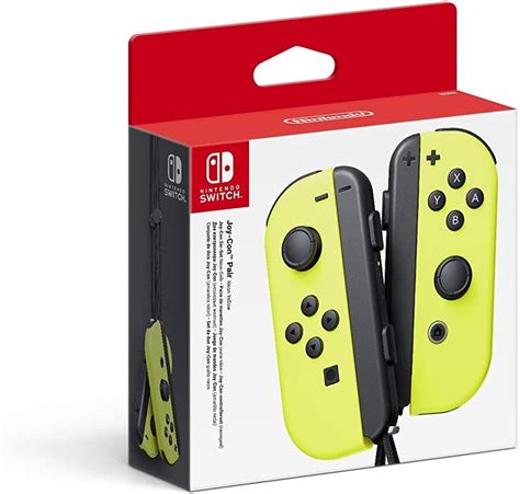 Nintendo Switch Joy Con Controller Pair Neon Yellow Uk