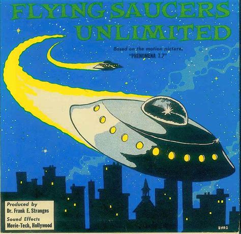 Dr. Frank E. Stranges - Flying Saucers Unlimited (1966) | Sf art, The incredibles, Flying saucer