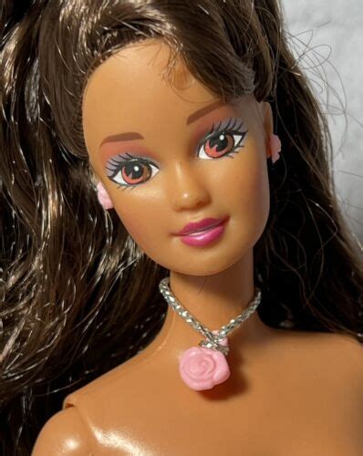 Nude Barbie Doll Mattel Bendable Knees Brunette Teresa Doll For Ooak E 10 Ebay
