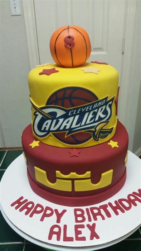 Cavaliers Basketball Cake Idée Anniversaire Anniversaire Cuisine