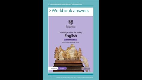 Cambridge Lower Secondary English Workbook 8 Answers YouTube