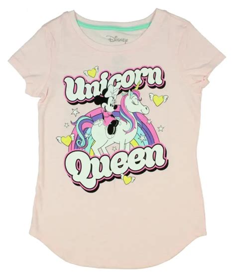 Disney Minnie Mouse Girls Unicorn Queen T Shirt 1295 Picclick