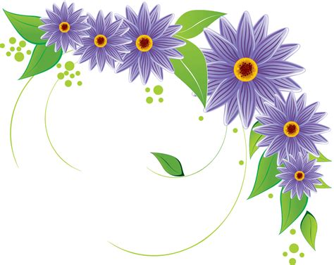 Frames And Png Flower Vectors Various 12
