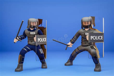 Cartoon Police Riot Stock Illustrations 546 Cartoon Police Riot Stock