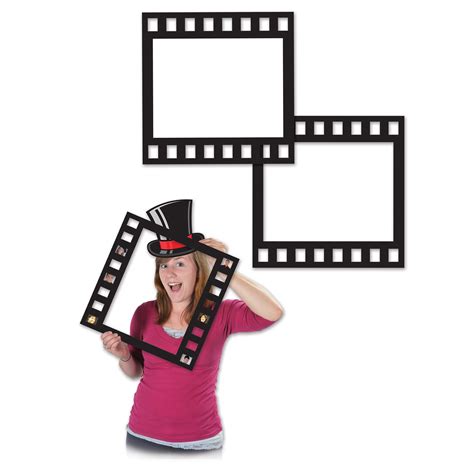 999aud Hollywood Party Supplies Filmstrip Photo Fun Frames 5 Pack