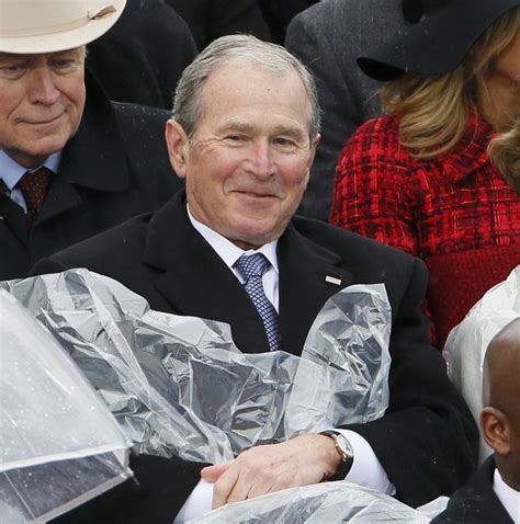 Tasos katopodis / getty images. George W Bush's embarrassing poncho incident steals the ...