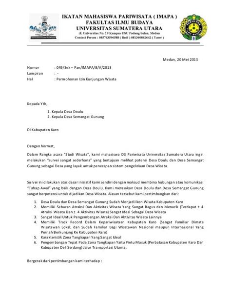 Contoh Surat Kunjungan Hormat Kepada Menteri Besar