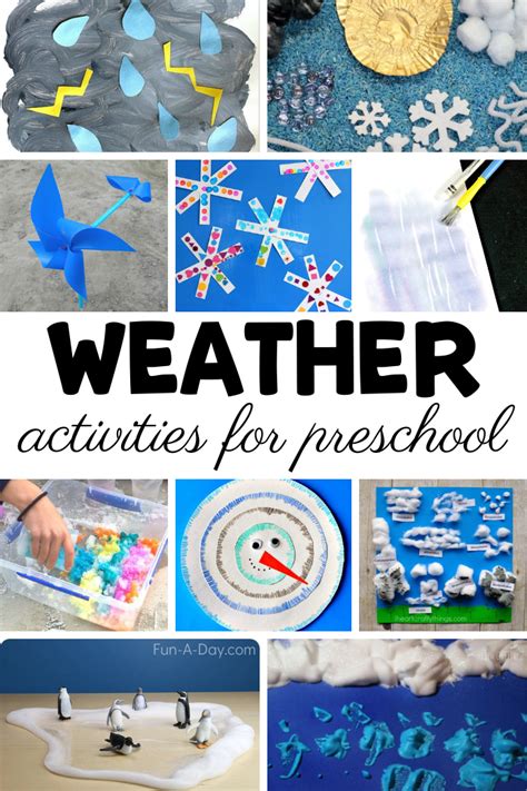25 Weather Activities For Preschool Fun A Day