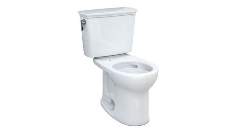 Toto Drake® Transitional Two Piece Toilet 128 Gpf Round Bowl Cotton