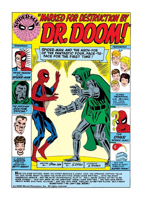 Dr Doom Vs Spider Man Spiderman Steve Ditko Comic Book Panels