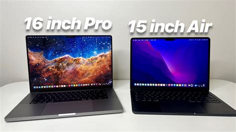 15 Inch Macbook Air Vs 16 Inch Macbook Pro Choose Wisely Youtube