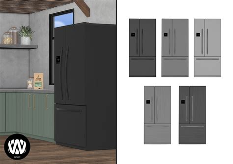 Sims 4 Refrigerator Cc