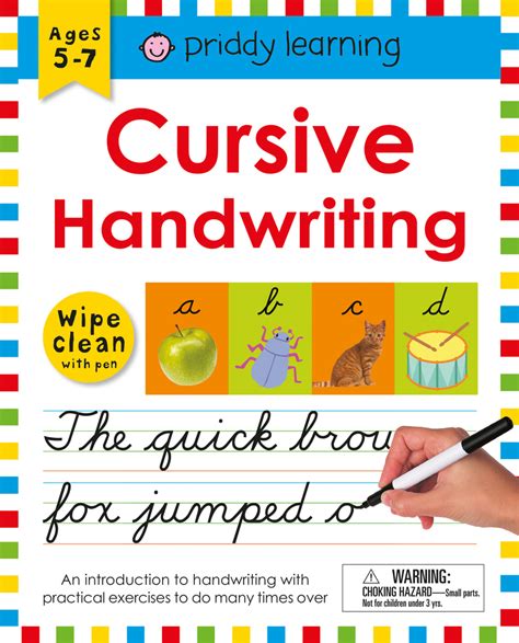 Wipe Clean Workbook Cursive Handwriting Roger Priddy Macmillan