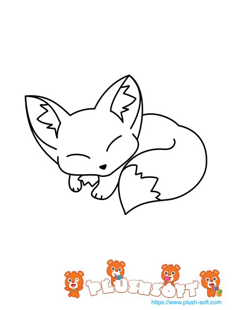 23 Baby Fox Coloring Pages Color Info