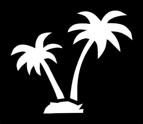 Palm Tree Stencil Printable