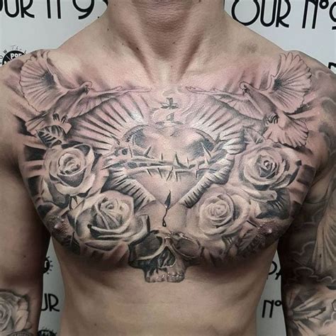 30 Best Chest Tattoo Men Ideas Adzkiya Website Cool Chest Tattoos