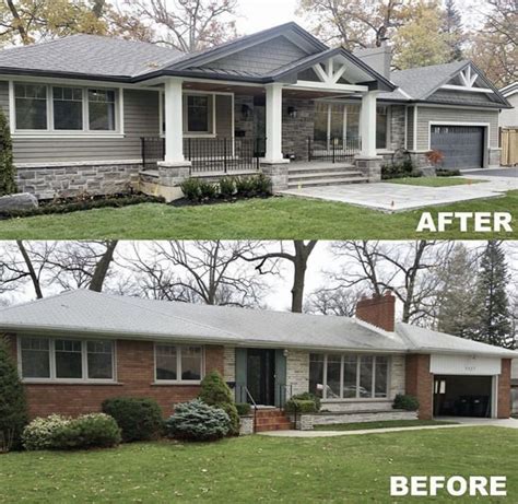 Exterior Transformation Ranch House Exterior Ranch House Remodel