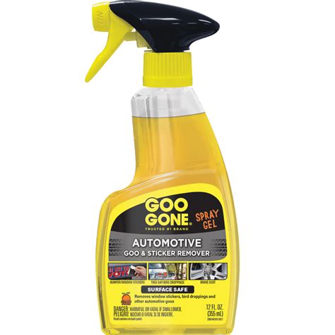 Goo Gone Automotive Adhesive Remover And Cleaner 12 Ounce