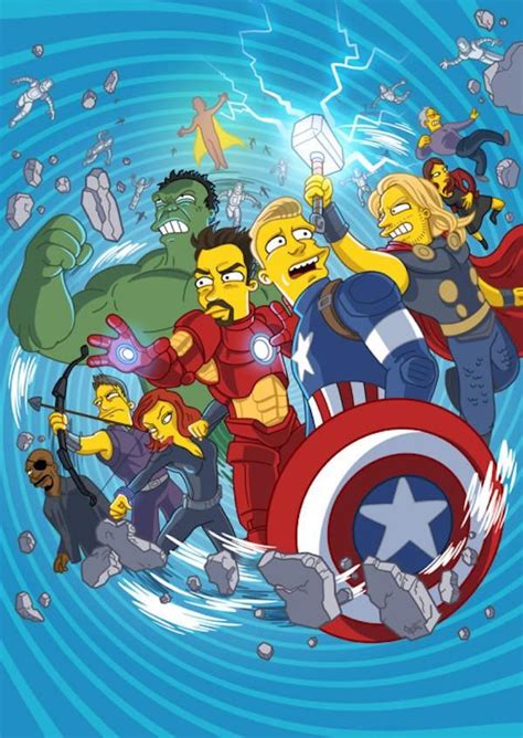 Conocidos Personajes Simpsonizados Personajes De Los Simpsons Fondos
