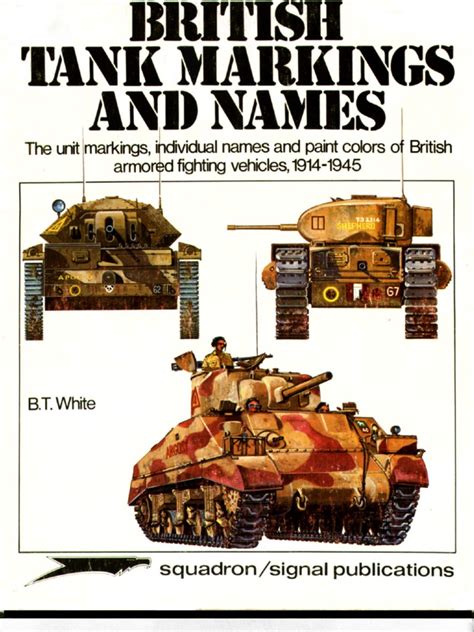 British Tank Markings And Names 1914 1945