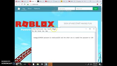 Roblox Accounts Youtube