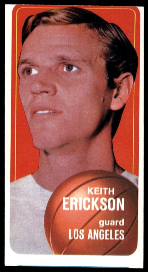 Basketball Nba 1970 71 Topps 38 Keith Erickson Ex Mint