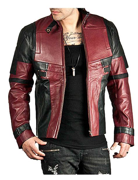 Deadpool Jacket Ryan Reynolds Leather Outfit Hjackets
