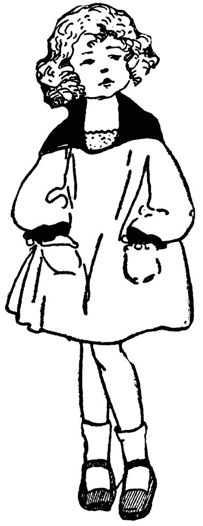 girl standing Standing woman black and white clipart clipground gif - Clipartix