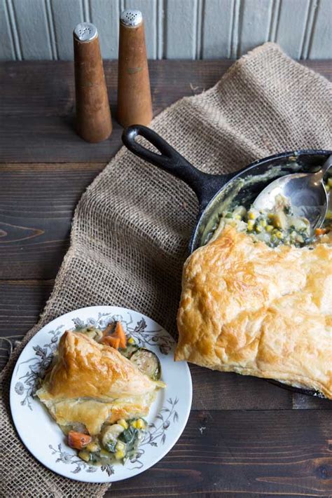 Chicken pot pie using froze mixed vehbetables. Chicken and Vegetable Pot Pie Recipe | Vintage Mixer
