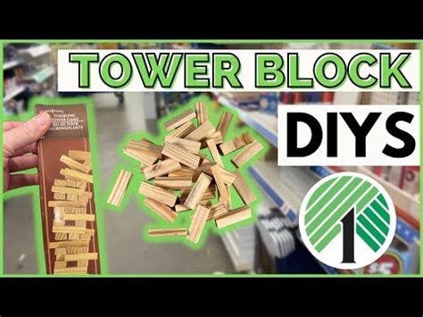 GRAB TUMBLING TOWER BLOCKS NOW To Make These UNBELIEVABLY Gorgeous DIYS You