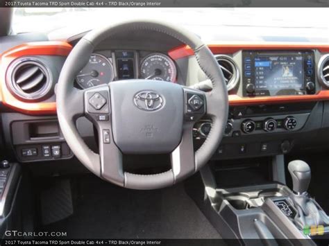 Trd Blackorange Interior Dashboard For The 2017 Toyota Tacoma Trd