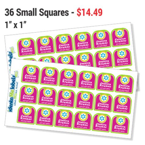 Find stickers square for the home, thank you notes and business needs when shopping on alibaba.com. Small Square Labels | Square Label Stickers | IdentaMe Labels