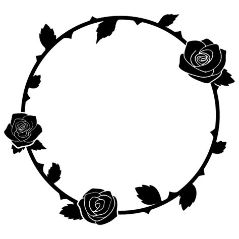 Circle Clipart Rose Picture 360599 Circle Clipart Rose