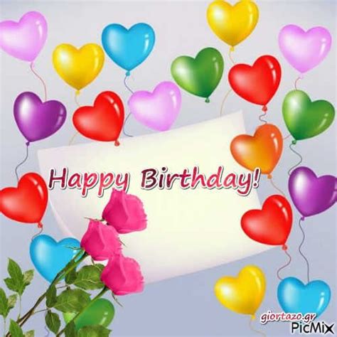 Color Heart Happy Birthday Image Pictures Photos And Images For