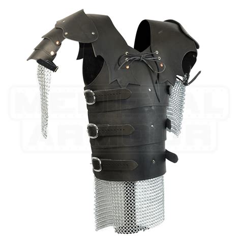Elven Warrior Leather Armour With Chainmail Dk5002 By Medieval Armour