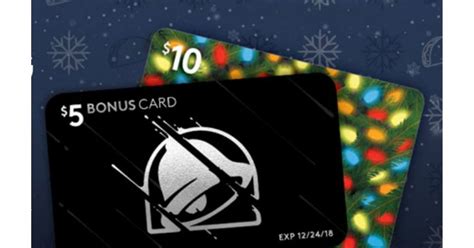 Taco bell gift card is basically a credit holding plastic card or virtual code that can be used while paying your bills at taco bell. Get A $5 eBonus Gift Card For Every $15 In Taco Bell eGift ...