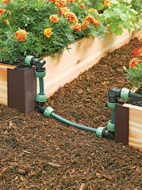Installing Self Watering Raised Garden Bed Corners Watering Raised