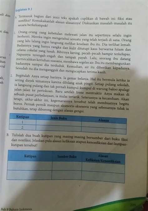 Kutipan Jenis Buku Alasan