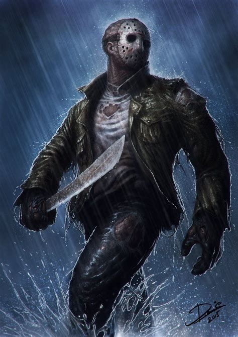 Dennis Carlssons Gorgeously Grotesque Horror Art In Jason
