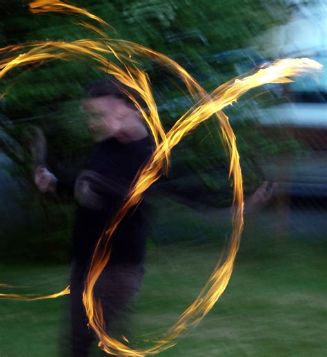Spinning Fire Poi On The 4th Of July This Is A Totally Blu Flickr